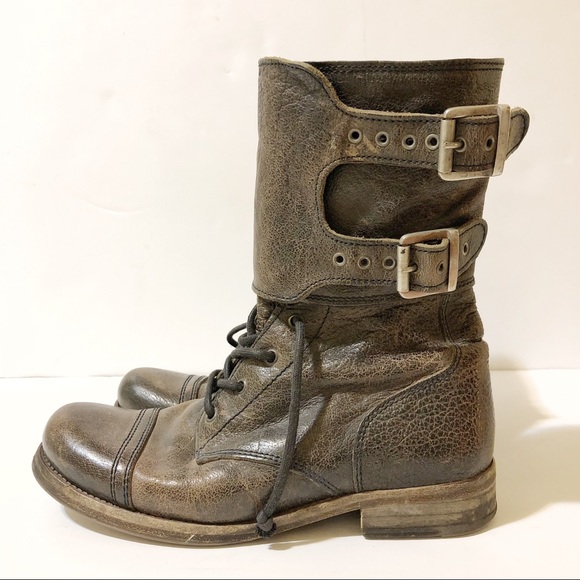 Allsaints Damisi Military Brown Combat 